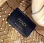 Fendi First Small 8BP129 Apricot Interlaced Leather Bag