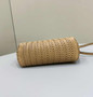 Fendi First Small 8BP129 Apricot Interlaced Leather Bag