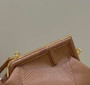 Fendi First Small 8BP129 Dark Beige python leather bag