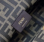 Fendi First Small 8BP129 Dark Beige python leather bag