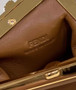 Fendi Nano First Charm Shoulder Bag 7AS051 Brown Leather