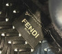Fendi First Small 8BP129 Black Interlaced Leather Bag