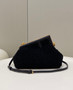 Fendi First Small 8BP129 Black sheepskin bag