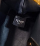 Fendi First Medium 8BP127 Black laqué crocodile leather bag
