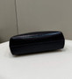 Fendi First Medium 8BP127 Black laqué crocodile leather bag