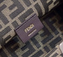 Fendi First Small 8BP129 Silver leather bag