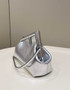 Fendi First Small 8BP129 Silver leather bag
