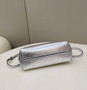 Fendi First Small 8BP129 Silver leather bag