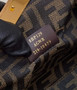 Fendi First Small 8BP129 Black leather and python leather bag