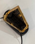 Fendi First Small 8BP129 Black leather and python leather bag