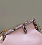 Fendi First Small 8BP129 Pink leather and python leather bag
