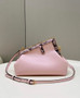Fendi First Small 8BP129 Pink leather and python leather bag