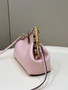 Fendi First Small 8BP129 Pink leather and python leather bag