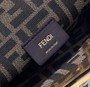 Fendi First Small 8BP129 Gray python leather bag
