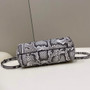 Fendi First Small 8BP129 Gray python leather bag