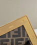 Fendi First Medium 8BP127 Red Suede bag