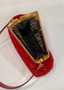 Fendi First Medium 8BP127 Red Suede bag