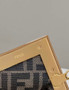 Fendi First Small 8BP129 Green braided leather bag