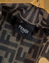 Fendi First Small 8BP129 Green braided leather bag