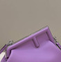 Fendi First Small 8BP129 Purple leather bag