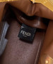 Fendi First Medium 8BP127 Brown laqué crocodile leather bag