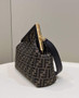 Fendi First Medium 8BP127 Brown FF Leather Bag