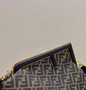 Fendi First Medium 8BP127 Brown FF Leather Bag