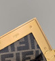 Fendi First Medium 8BP127 Black python leather bag