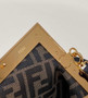 Fendi First Small 8BP129 Navy Blue leather bag