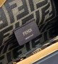 Fendi First Small 8BP129 Navy Blue leather bag