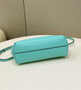 Fendi First Small 8BP129 Blue Green leather bag