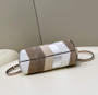 Fendi First Small 8BP129 Silver leather bag Multicolor