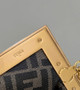 Fendi First Small 8BP129 Gold-colored leather sequinned bag