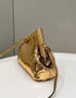 Fendi First Small 8BP129 Gold-colored leather sequinned bag