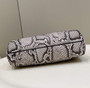 Fendi First Medium 8BP127 Gray python leather bag