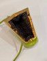 Fendi First Small 8BP129 Green leather bag