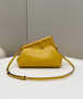 Fendi First Small 8BP129 Yellow leather bag