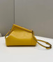 Fendi First Small 8BP129 Yellow leather bag