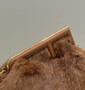 Fendi First Medium 8BP127 Brown fox fur bag