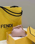 Fendi Nano First Charm Shoulder Bag 7AS051 Pink Leather