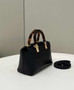 Fendi 8BS067 By The Way Mini Small black leather Boston bag