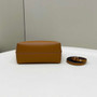 Fendi 8BS067 By The Way Mini Small Brown leather Boston bag