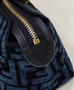 Fendi 8BS067 By The Way Mini Small Blue FF Boston bag