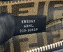 Fendi 8BS067 By The Way Mini Small Boston bag in black leather