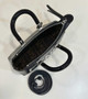Fendi 8BS067 By The Way Mini Small Boston bag in black leather