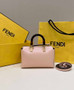 Fendi 8BS067 By The Way Mini Small light pink leather Boston bag
