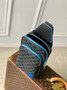 Louis Vuitton Avenue Slingbag N00086 Blue Damier canvas