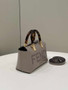 Fendi 8BS067 By The Way Mini Small dove gray leather Boston bag