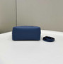 Fendi 8BS067 By The Way Mini Small blue leather and elaphe Boston bag