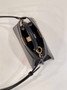 Fendi 8BN335 Peekaboo ISeeU Petite Padded Nappa Leather Bag black gray